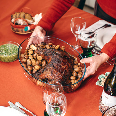 Perna de Peru a Baixa Temperatura com Castanhas Assadas (6-7 pax)